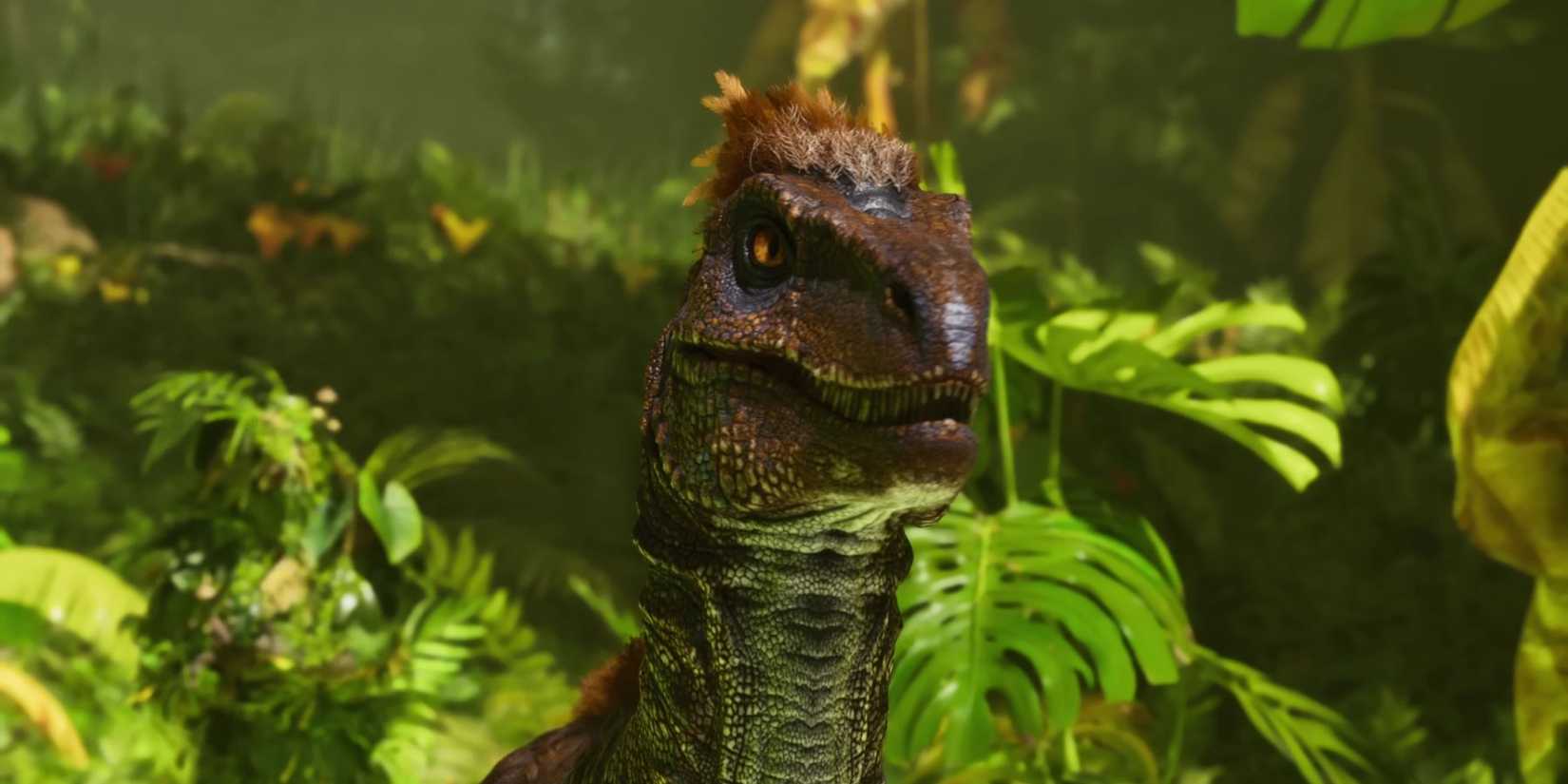 A dinosaur in ARK: Survival Ascended