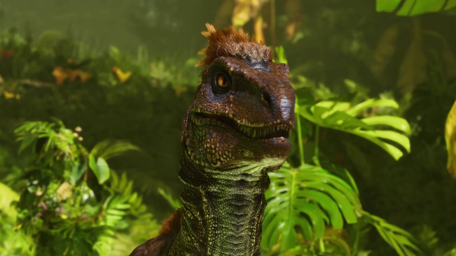 A dinosaur in ARK: Survival Ascended