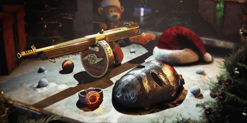 Julemust Mask, Holiday Gun and Christmas decoration event