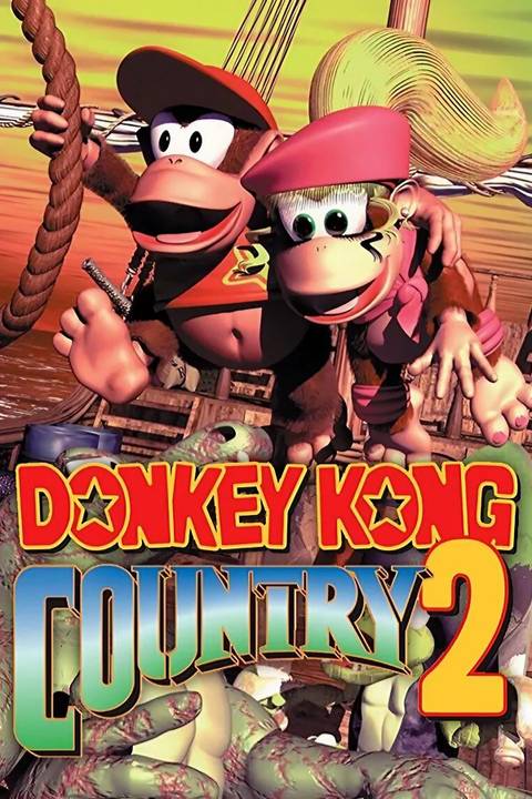 Donkey Kong Country 2: Diddy's Kong Quest Tag Page Cover Art