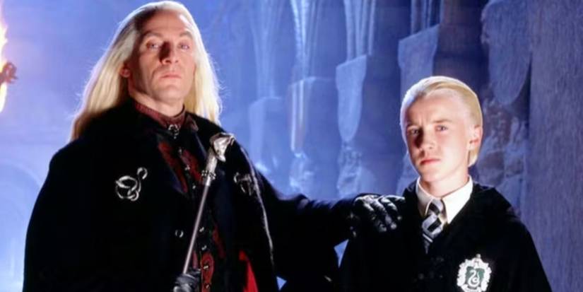 Lucius Malfoy. Draco Malfoy.