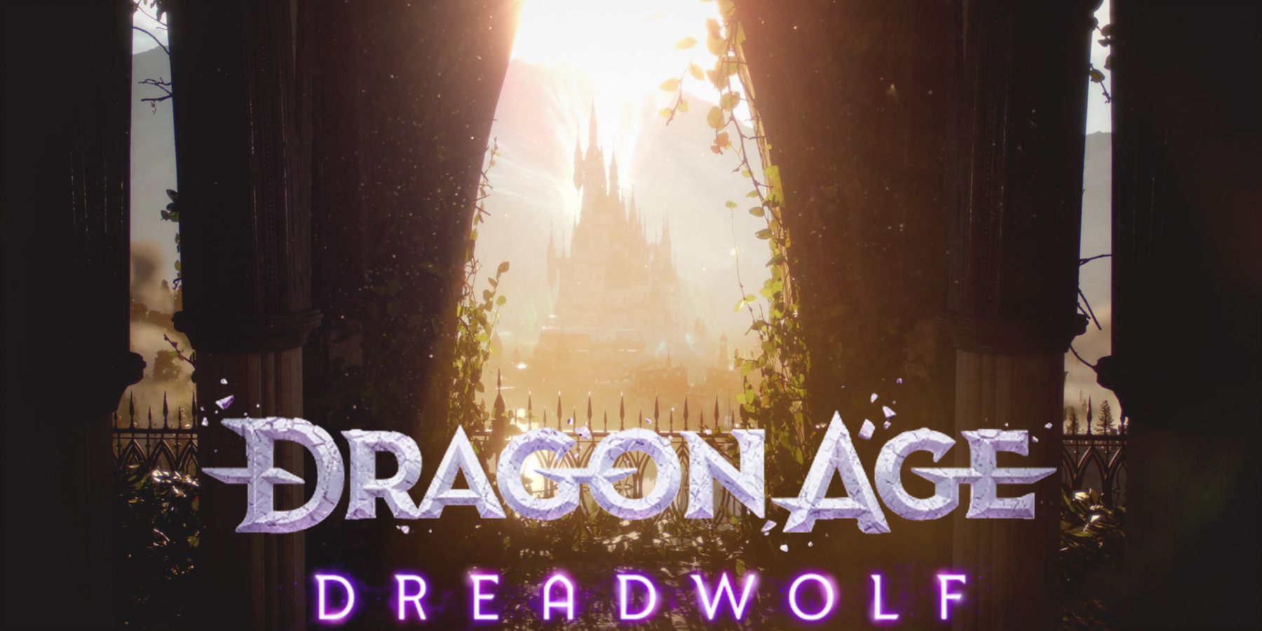 Dragon Age Dreadwolf TGA 2020 Teaser castle still with game logo
