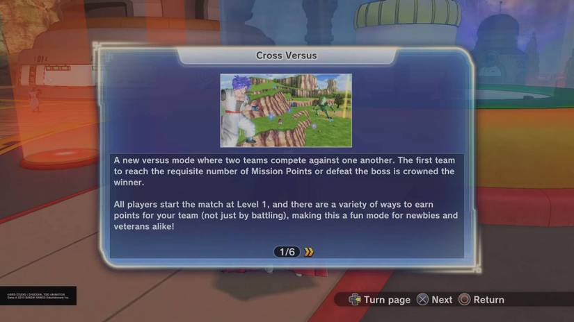 Dragon Ball Xenoverse 2_Cross-Versus_Tutorial