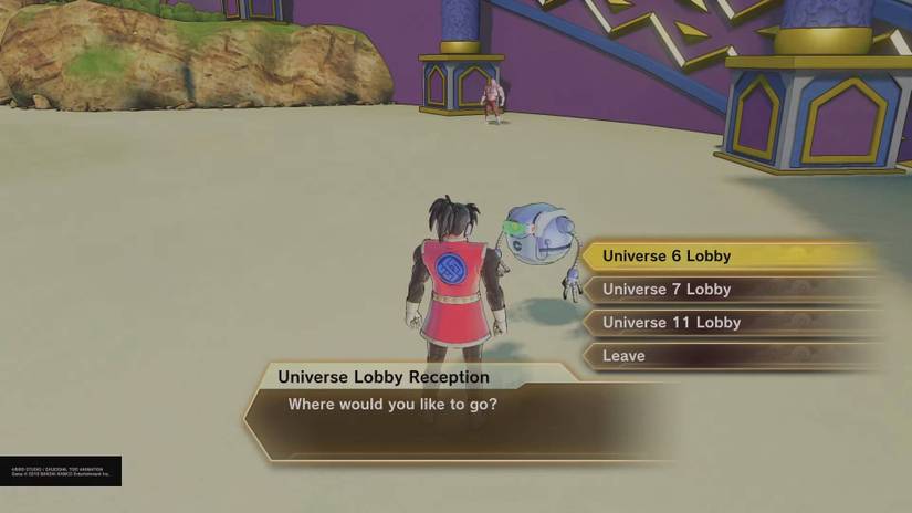 Dragonball Xenoverse 2_Universe Lobby Reception