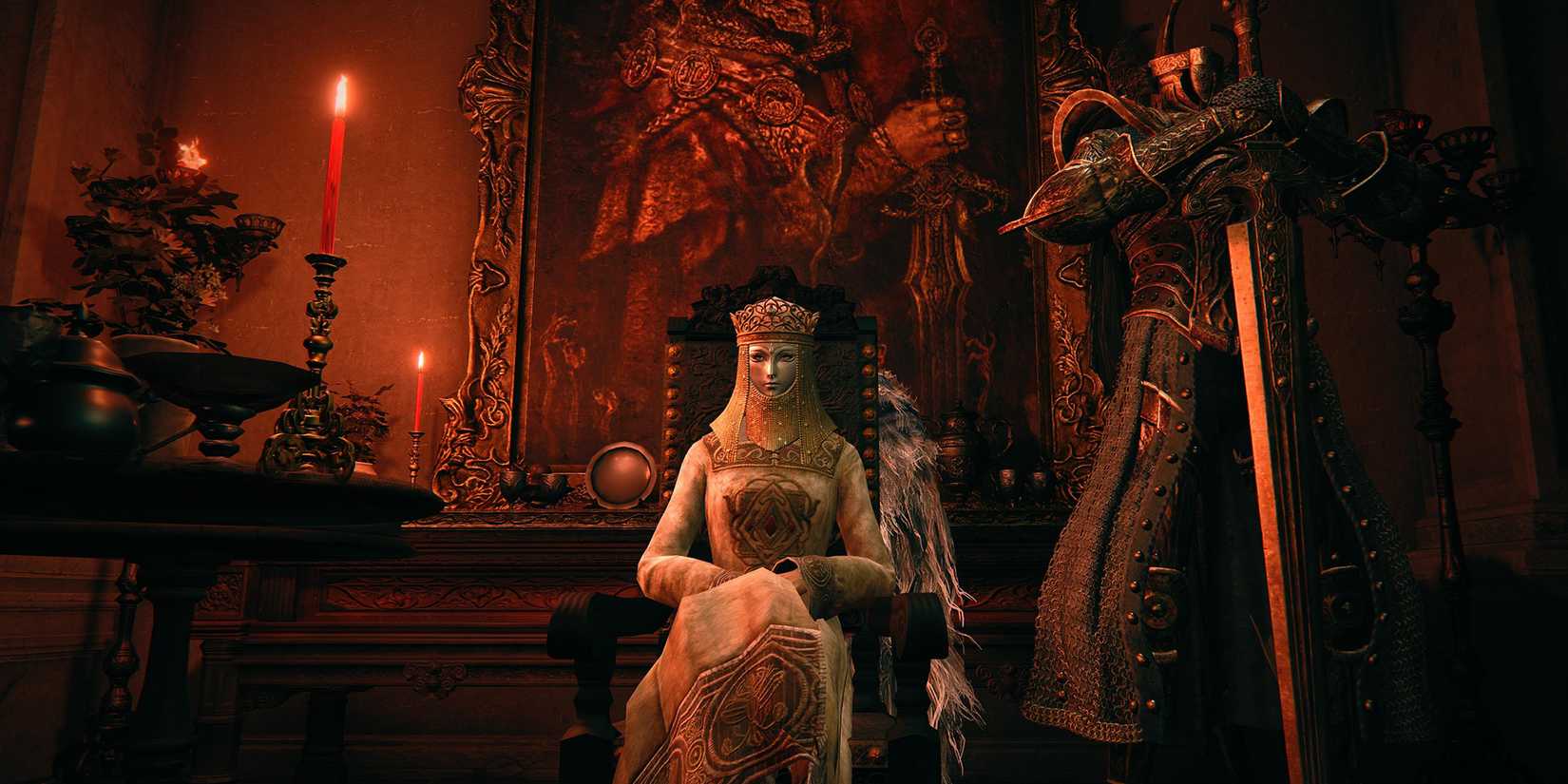 Elden Ring - Tanith And Her Guardian Crucible Knight