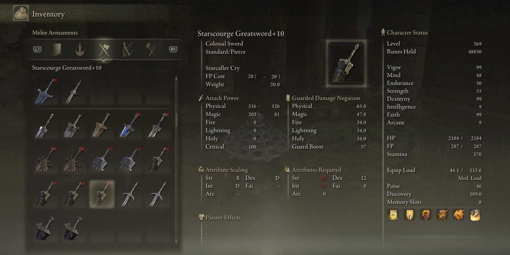 Unusable Weapons in Elden Ring.