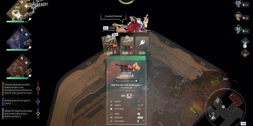 endless dungeon weapon