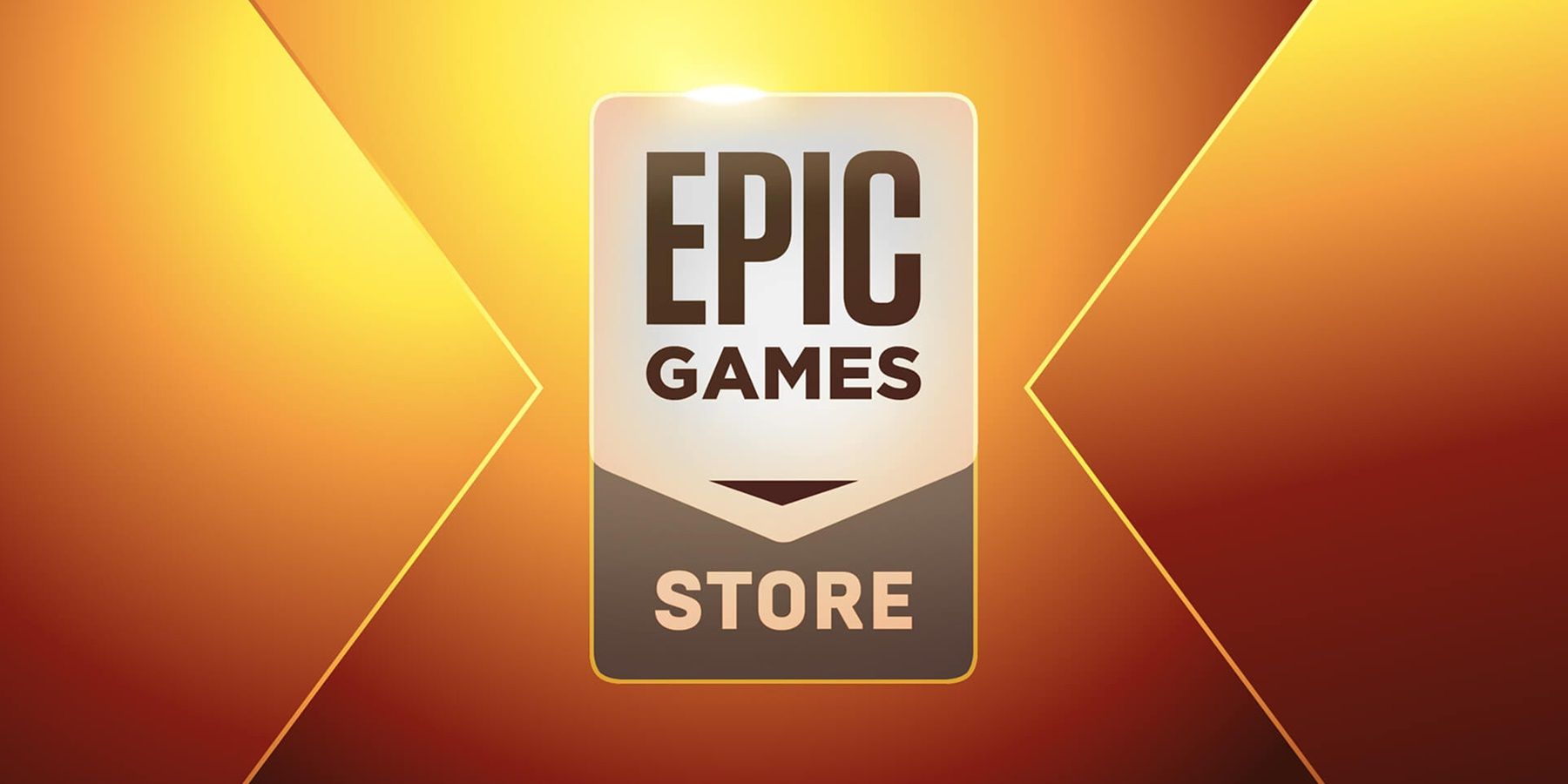 epic games store logo gold background