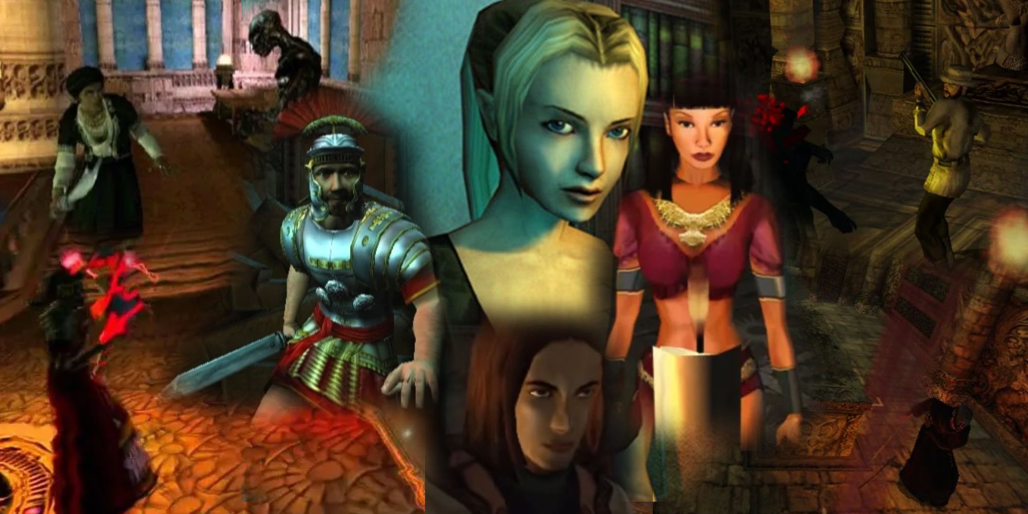 Eternal Darkness Sanity's Requiem all playable characters and action scenes