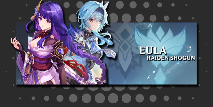 eula and raiden shogun pair in genshin imapct