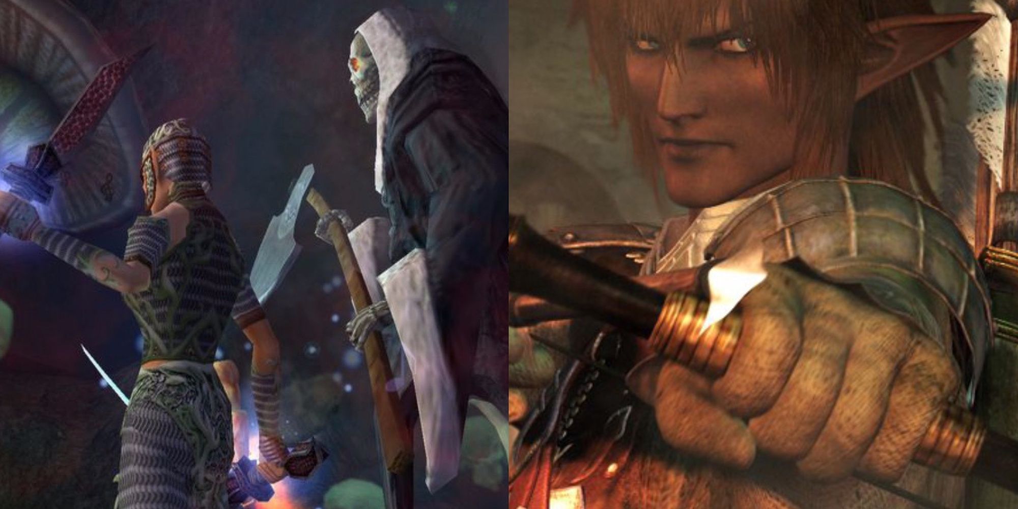 Everquest and FInal fantasy XI split image