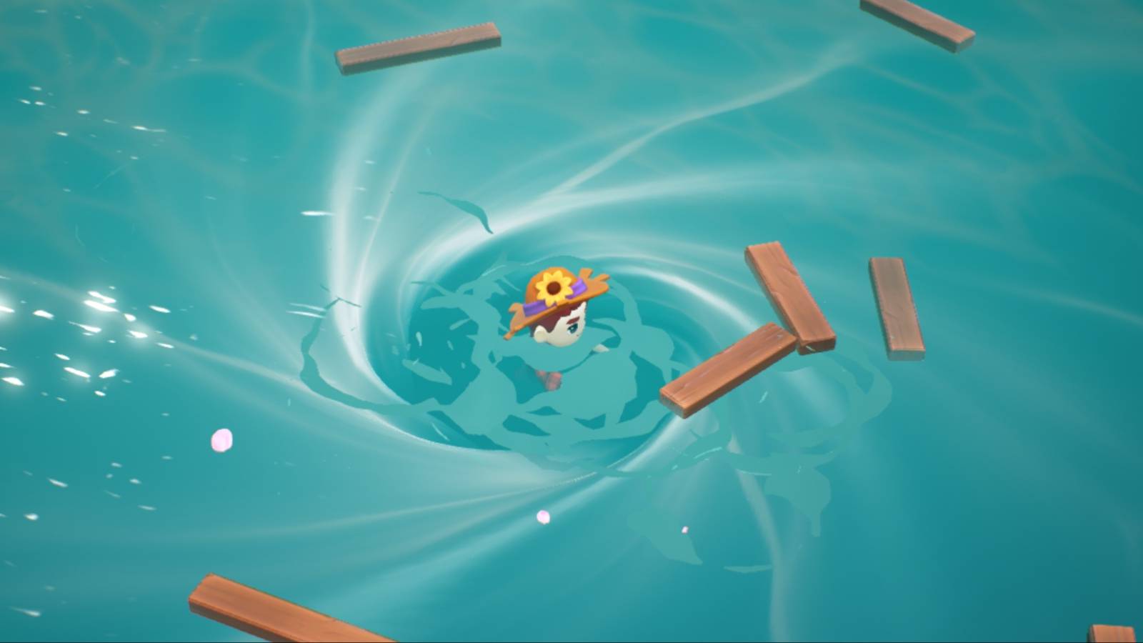 Fae Farm whirlpool obstacle