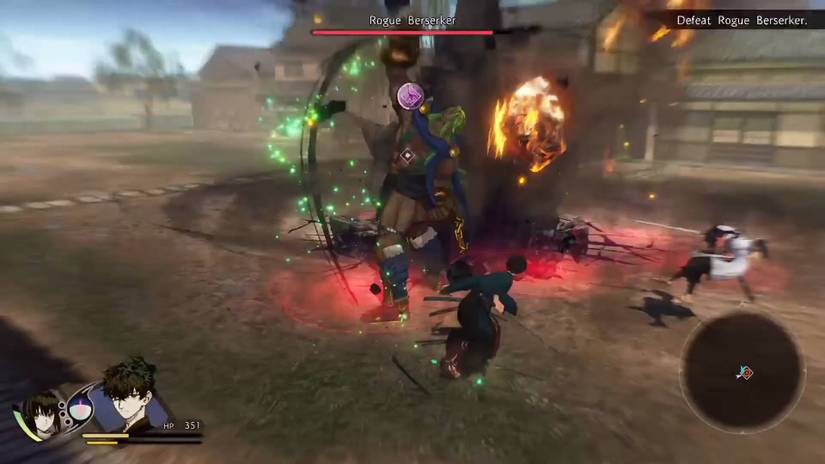Fate Samurai Remnant_Berserker Uppercut