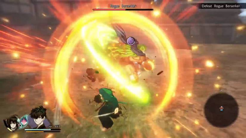 Fate Samurai Remnant_Rogue Berserker Attack