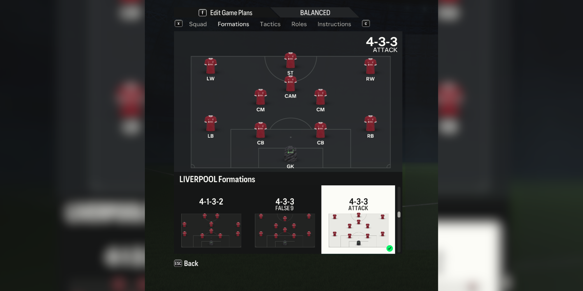 EA Sports FC 24 Best Formation for Liverpool 2