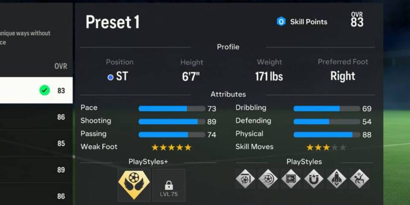 FC 24 Best Pro Clubs Builds Aerial Striker