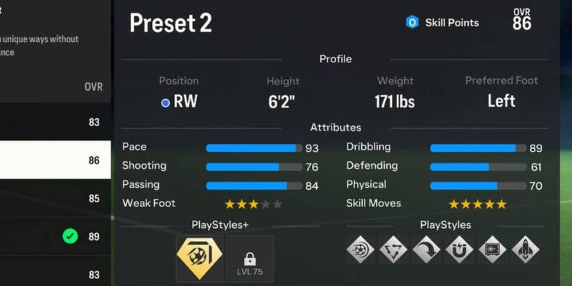 FC 24 Best Pro Clubs Builds Inside Attacker