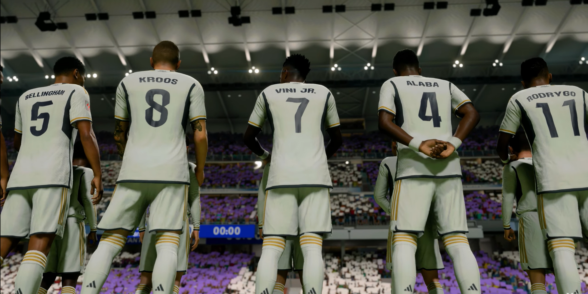 Real Madrid squad ratings on EA Sports FC 24