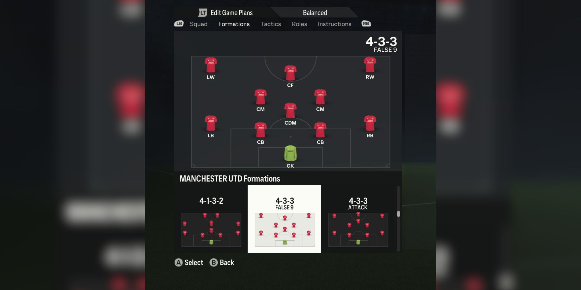 The Best Defensive Formation for Manchester United in EA Sports FC 24 