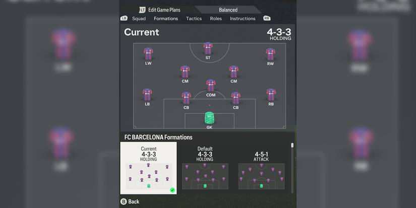 FC Barcelona Formation In EA Sports FC 24