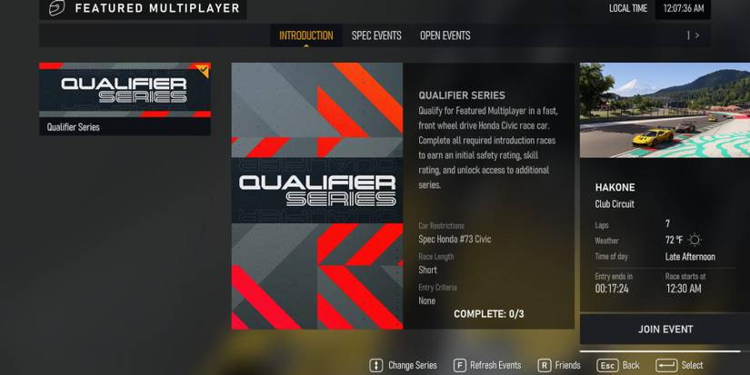 featured multiplayer mode forza motorsport