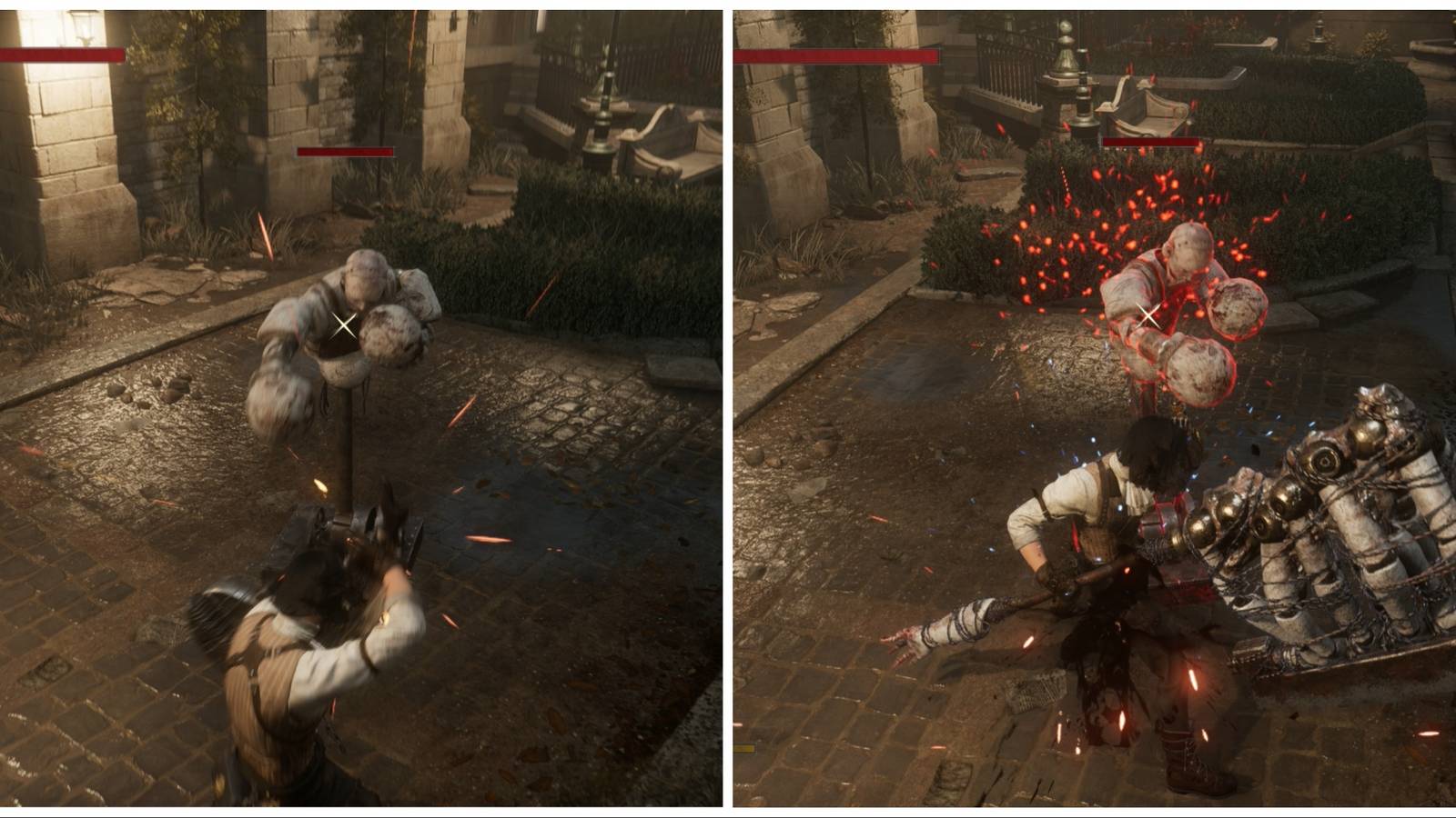 a Player executing Absolute Defense and Endure