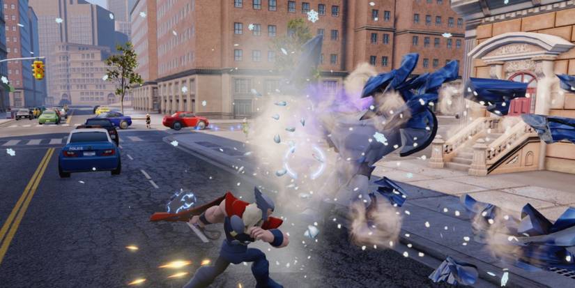 Fighting enemies in Disney Infinity 2