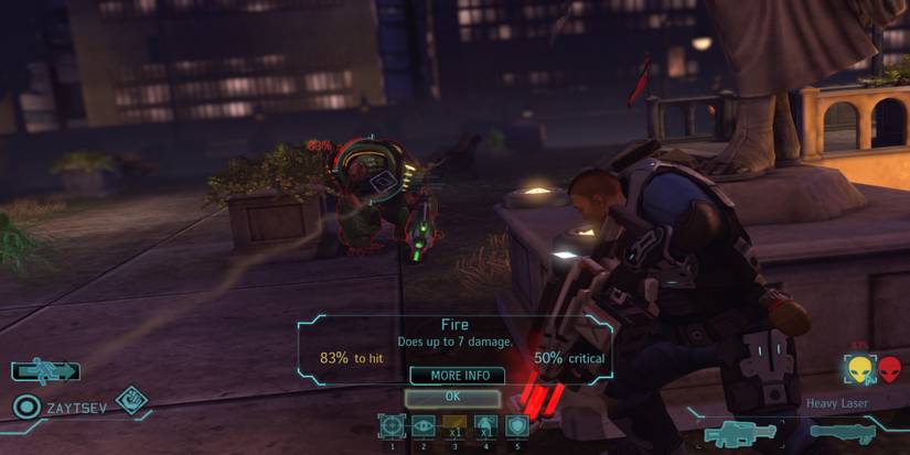 Fighting enemies in X-Com