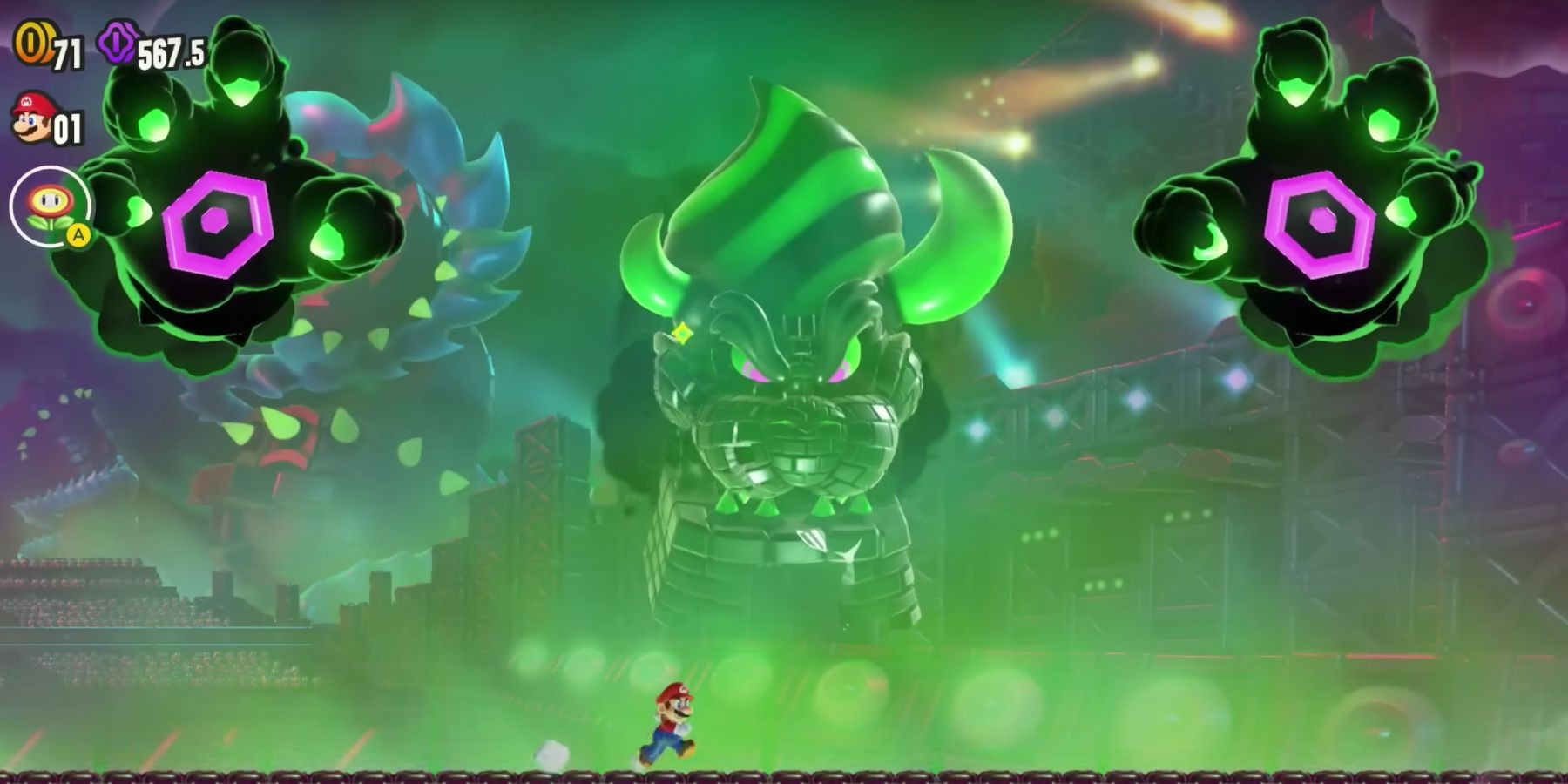 Final Boss Mario Wonder Bowser Castle