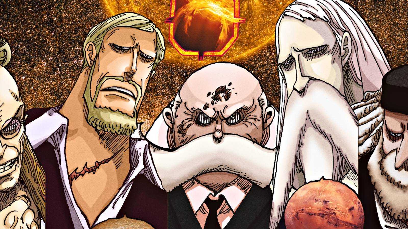 Gorosei Five Elders One Piece - Featured