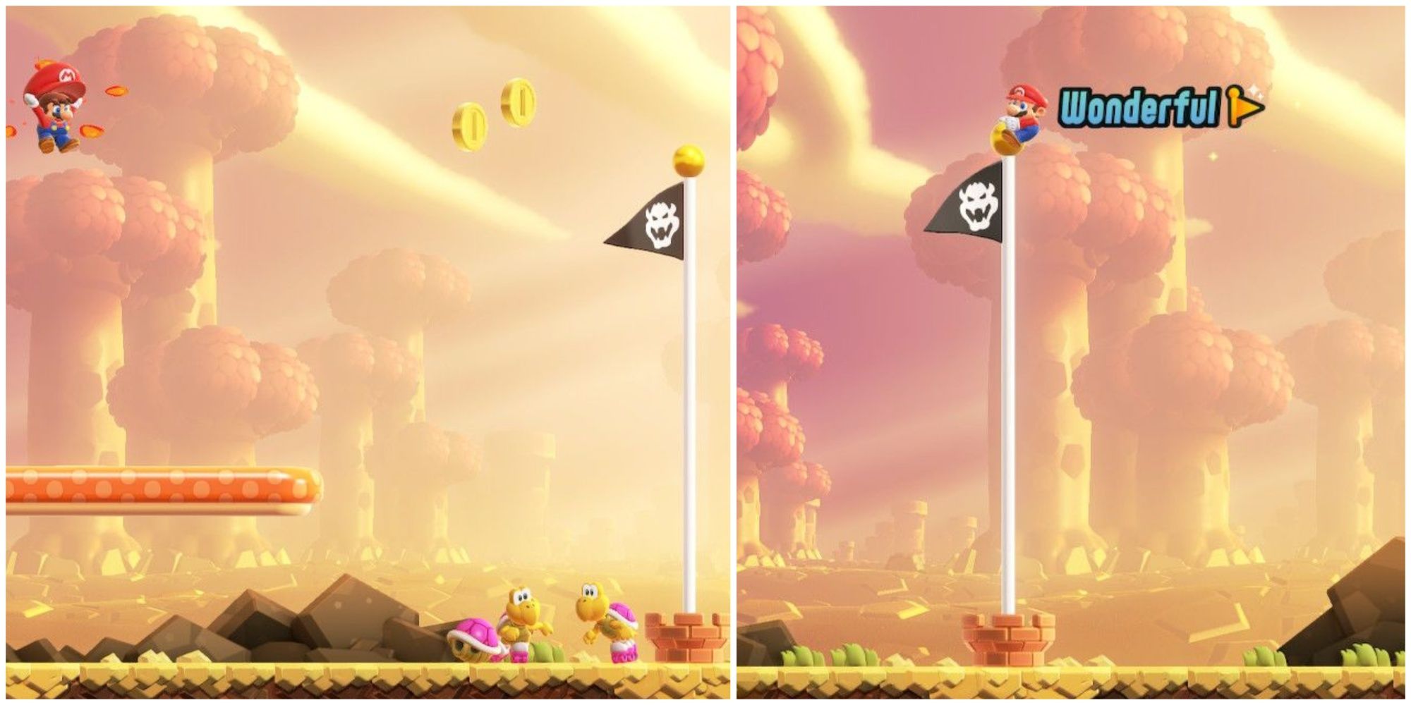 How to jump the flagpole deals animation in super mario bros