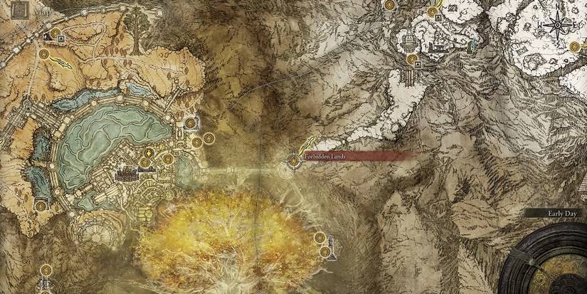 forbidden lands site of grace in elden ring