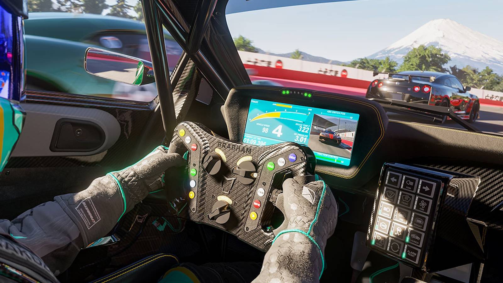 Forza Motorsport cockpit screenshot