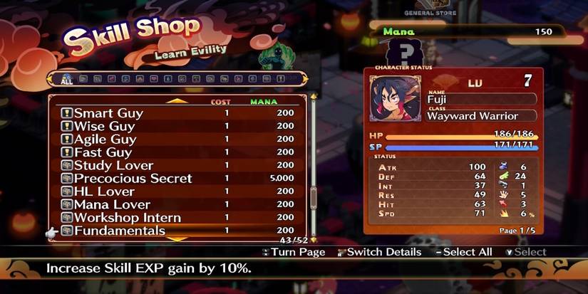 Fundamentals Evility in Disgaea 7