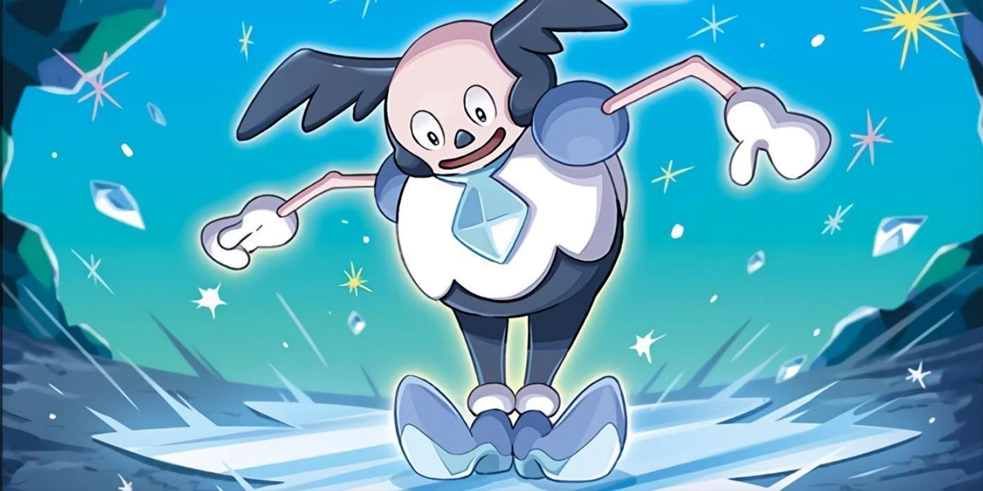 Galarian Mr. Mime Pokemon Card Art