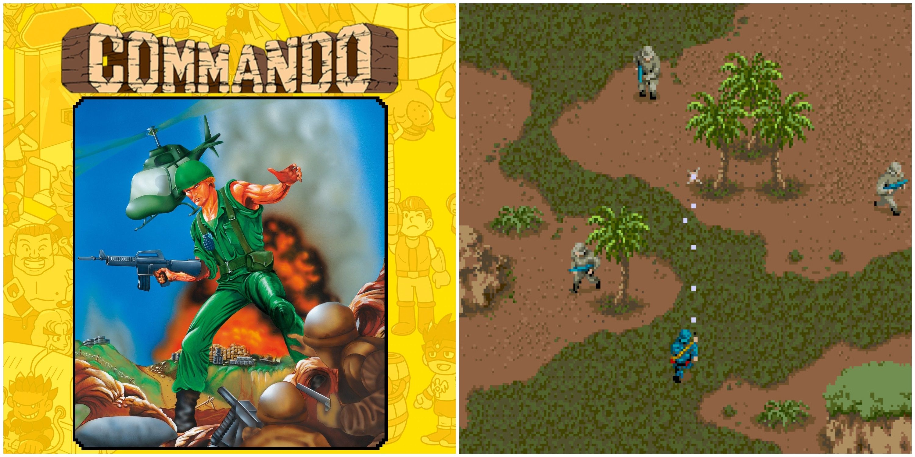 Gameplay in Commando