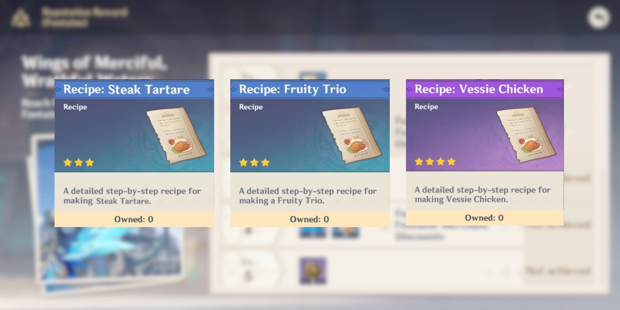 Genshin Impac-t Food Recipe Location Reputation Recipes