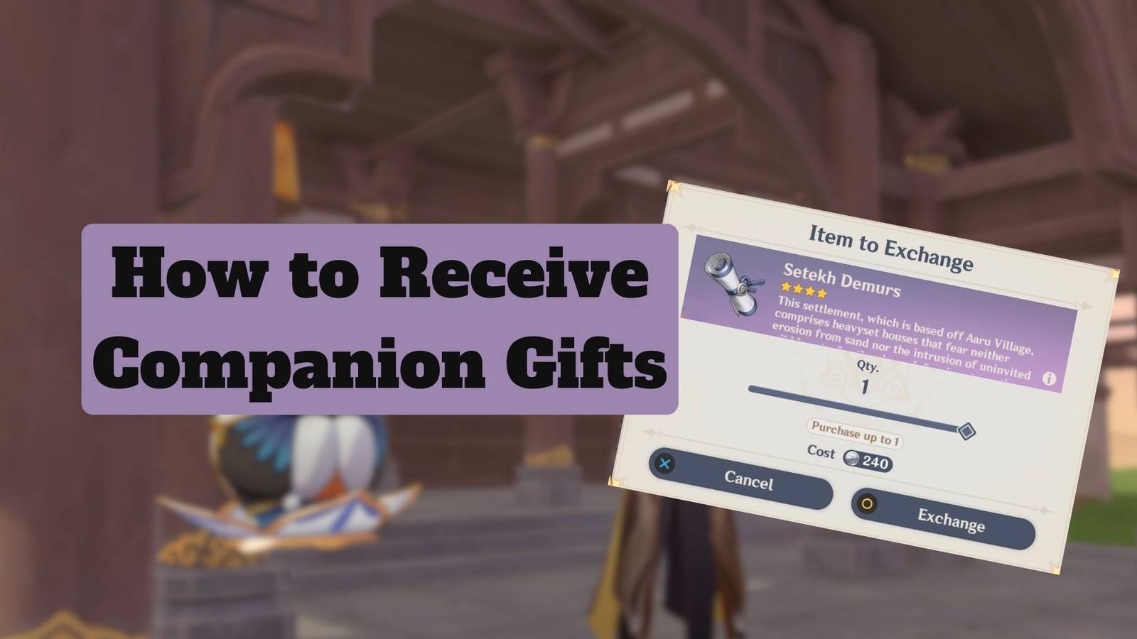 Genshin Impact- How to Get Gifts From Companions in the Serenitea Pot