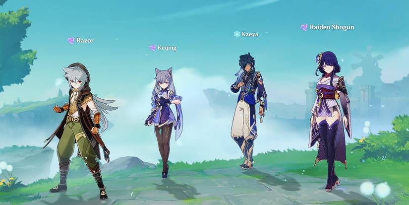 genshin impact kaeya team composition