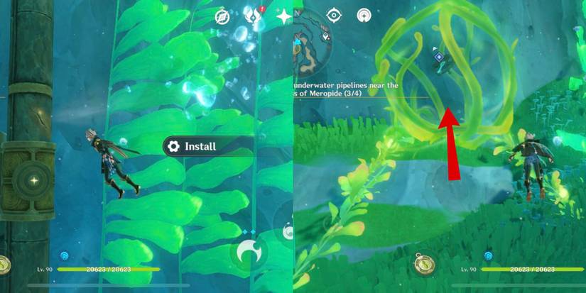 Genshin Impact- Our Purpose Is in Another Canal Quest Walkthrough Underwater Pipeline 4