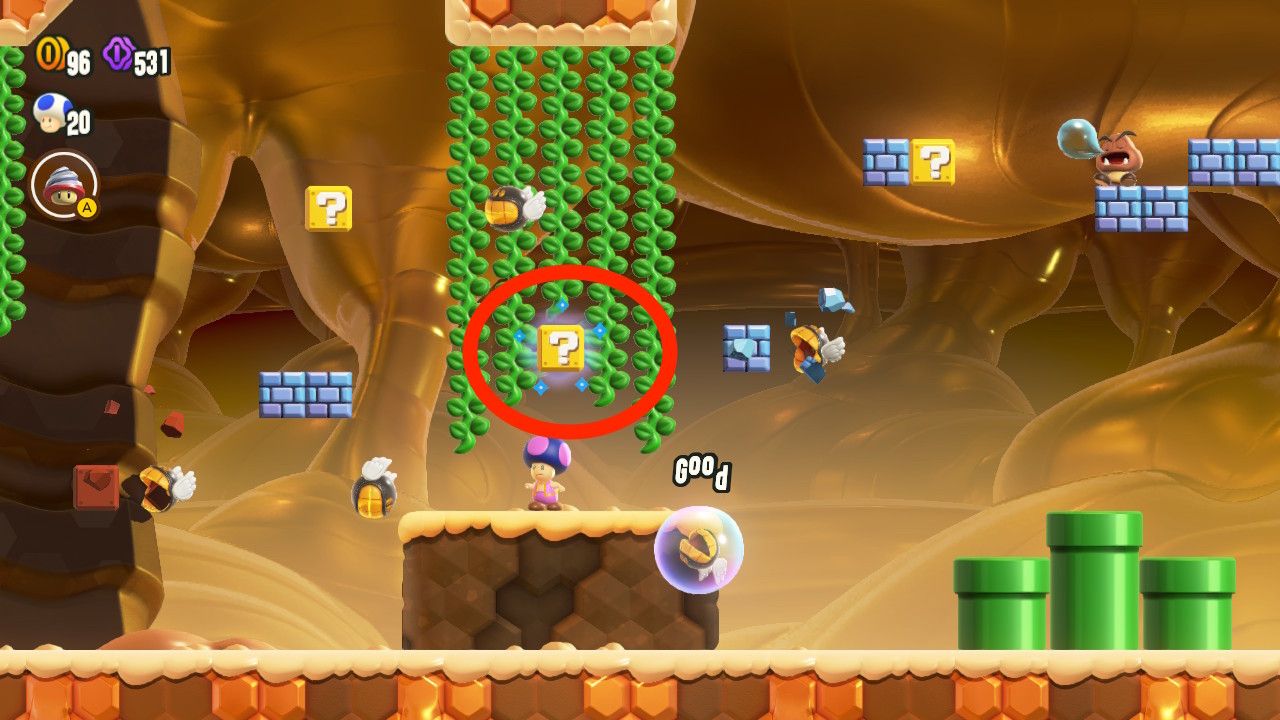 Gnawsher Lair: Mario Wonder Course Guide (Seed and Flower Coin Locations)