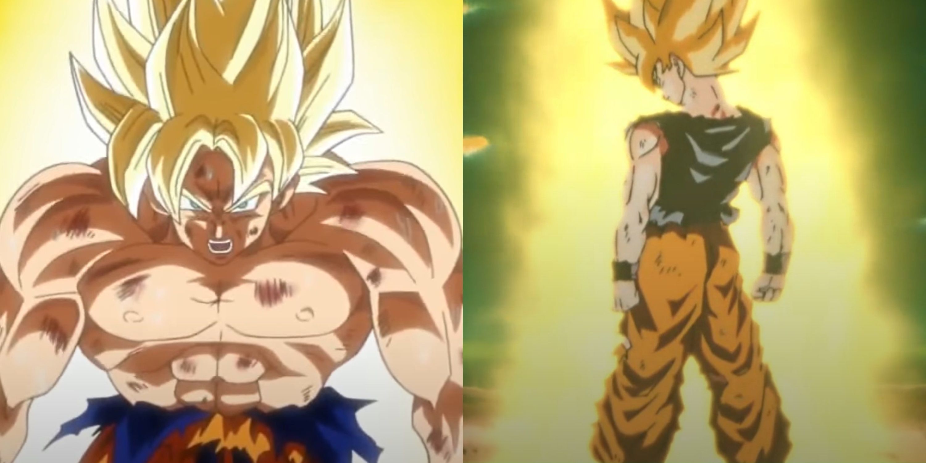 Goku Turns Super Saiyan God For The First Time