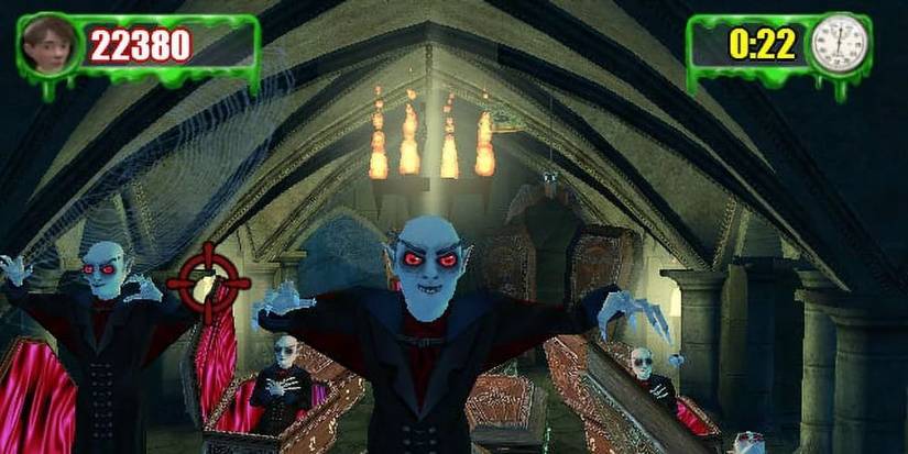 Gameplay screenshot from Goosebumps horrorland 