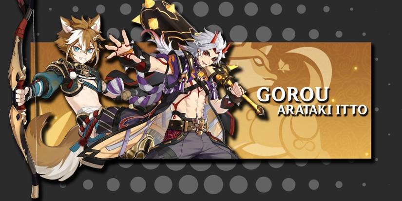 gorou and arataki itto pair in genshin imapct