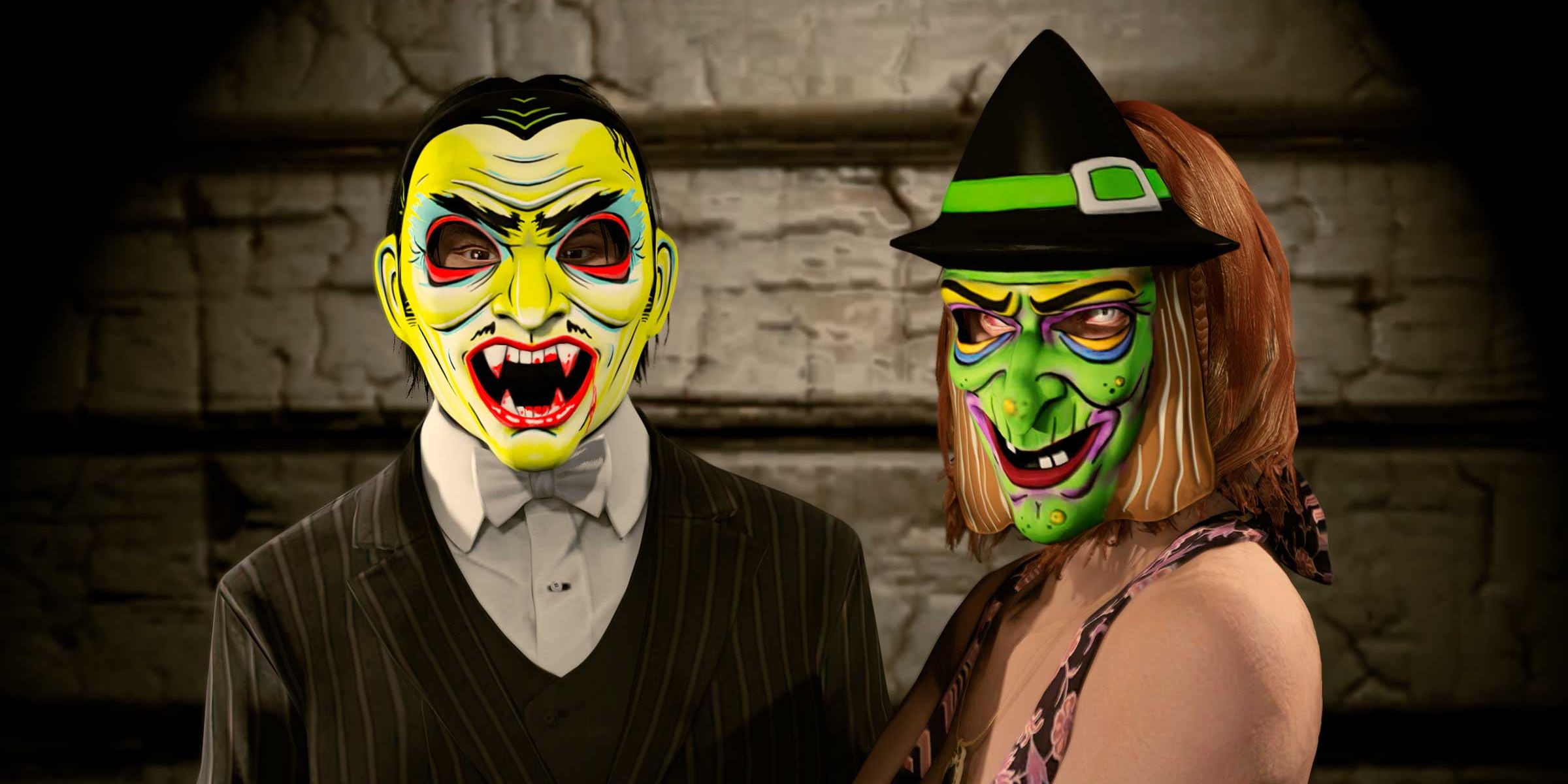 vampire and witch masks for gta online