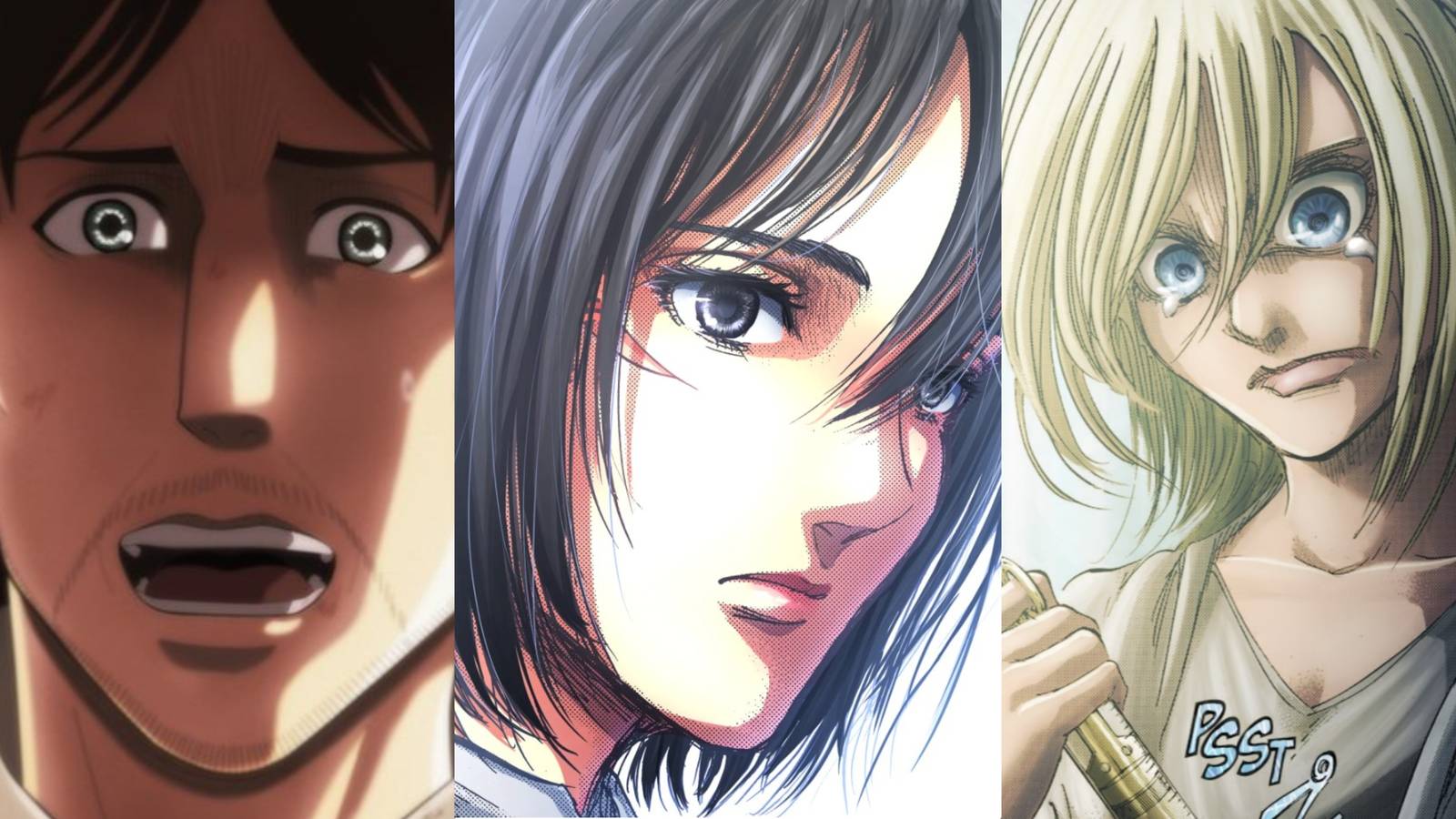 Grisha Mikasa Historia Manga Attack On Titan - Featured
