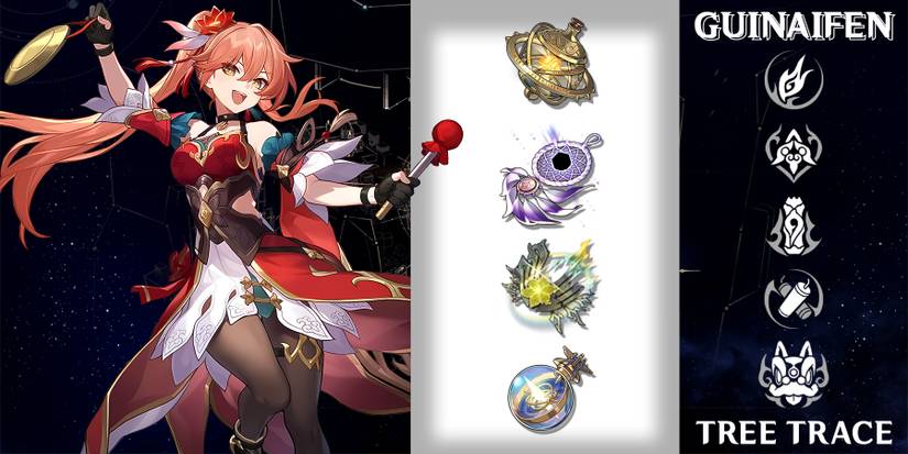 guinaifen skill tree trace materials in honkai star rail