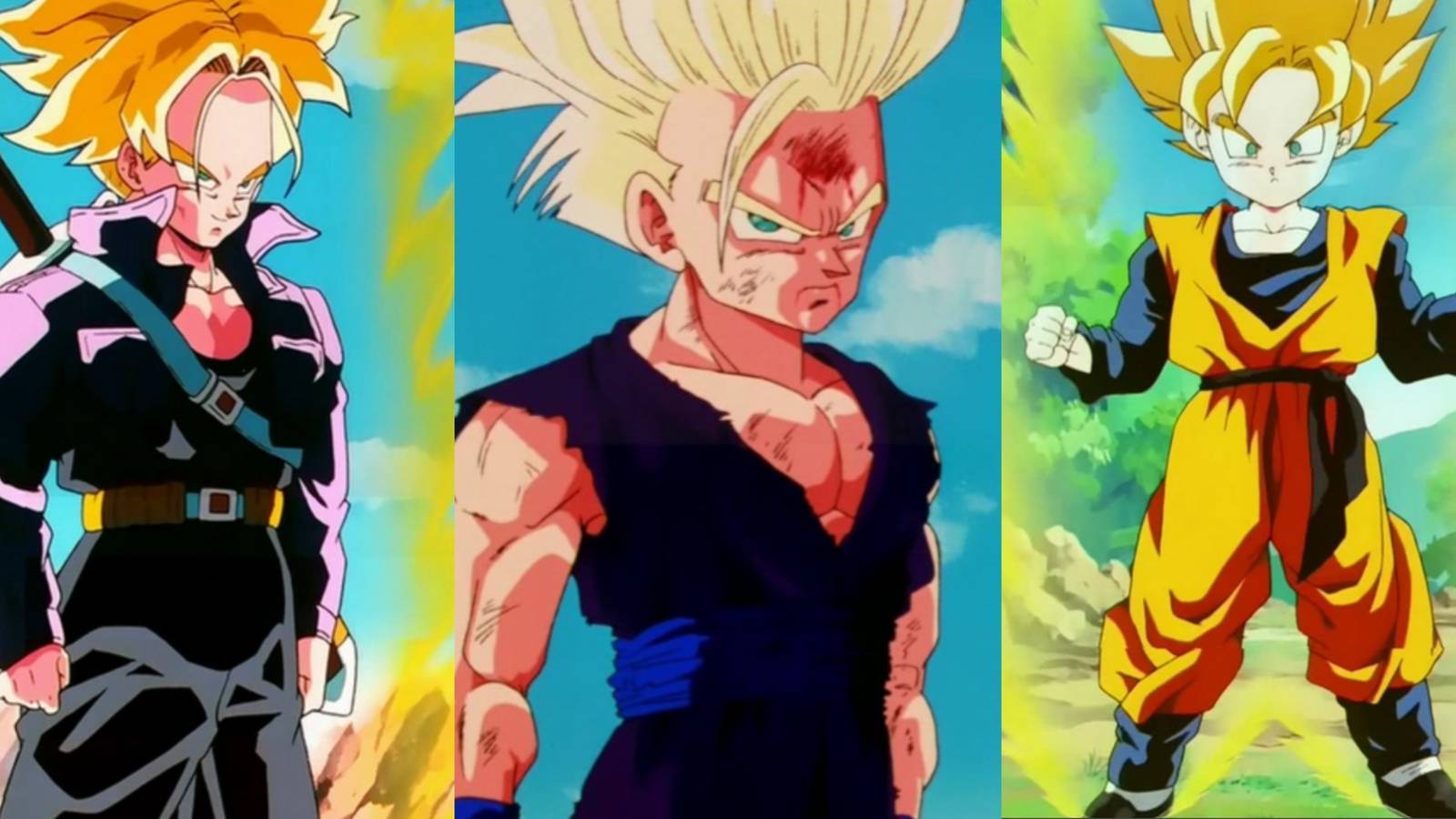 Half Saiyans Gohan Goten Future Trunks Dragon Ball - Featured