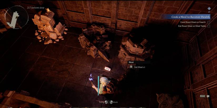 Return to Moria: meat