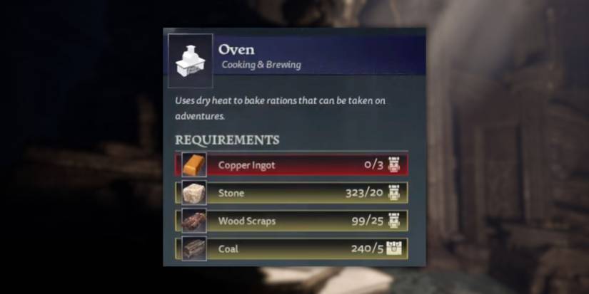 Oven in Return to Moria